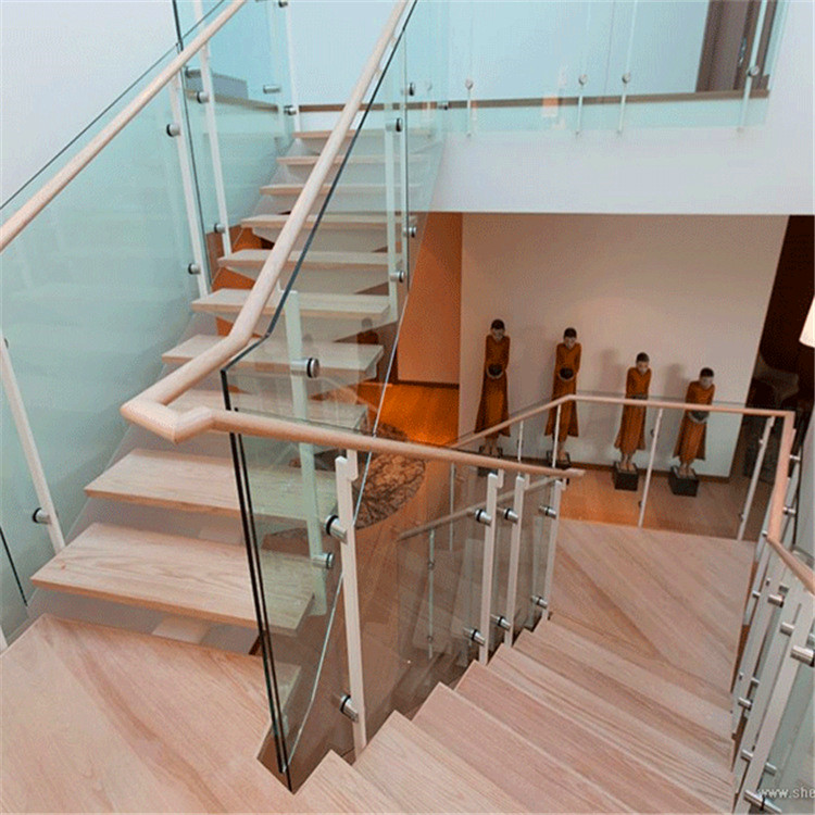 钢木玻璃楼梯